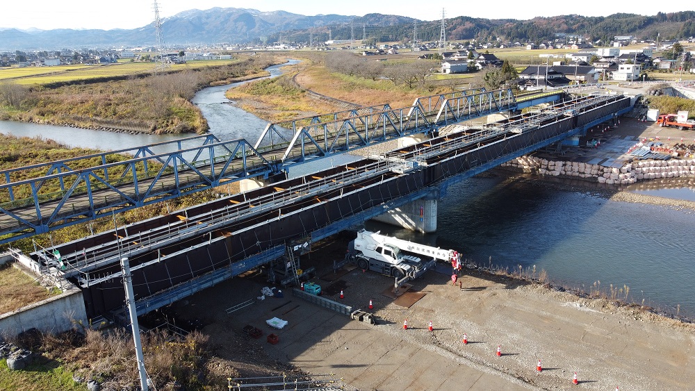 一般県道安居福野線 川崎橋 開通式 | 佐藤鉄工株式会社