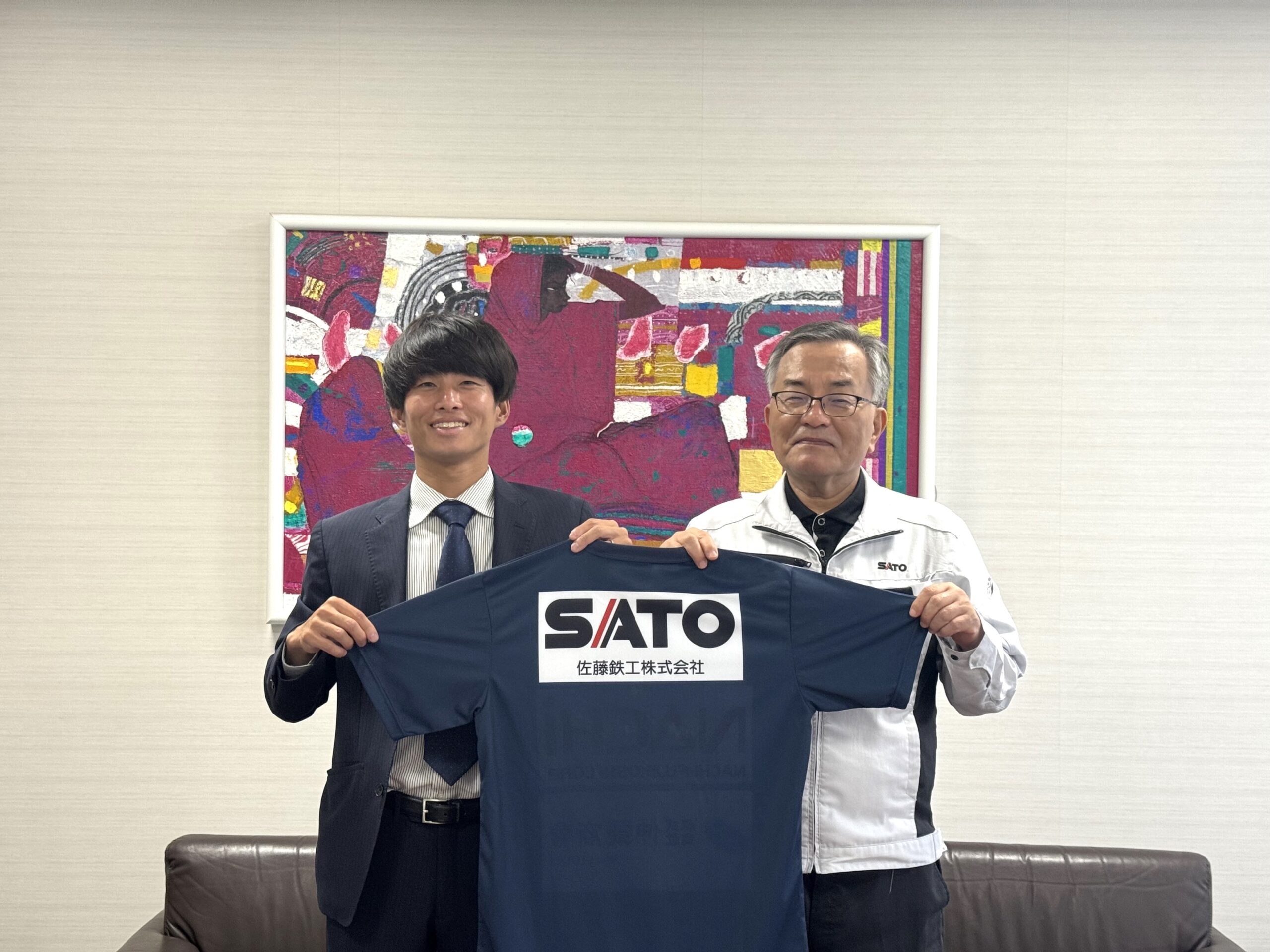 不二越工業高校サッカー部とスポンサー契約を締結いたしました